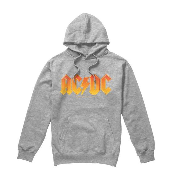 AC/DC Mens Classic Vintage Hoodie / Sport Heather